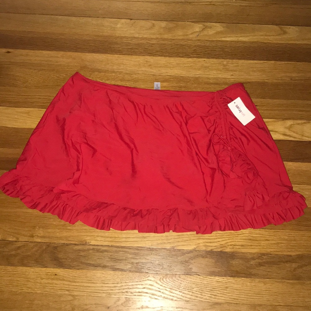Lane Bryant skirted ruffled bikini bottom 18